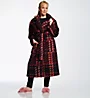 Donna Karan Sleepwear Teddy Sherpa Plaid Robe D3127504 - Image 4