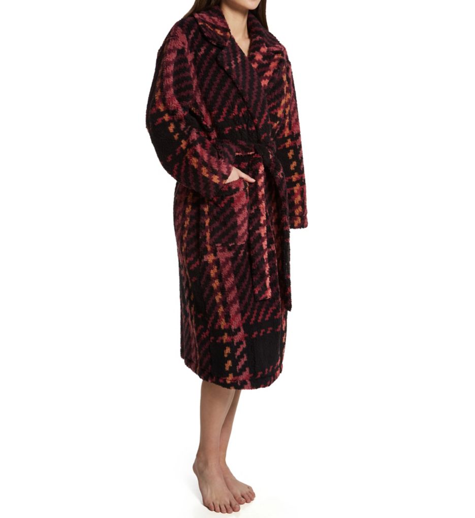 Teddy Sherpa Plaid Robe