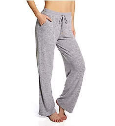 Life in Neutral Brushed Jersey Sleep Pant White Marl S