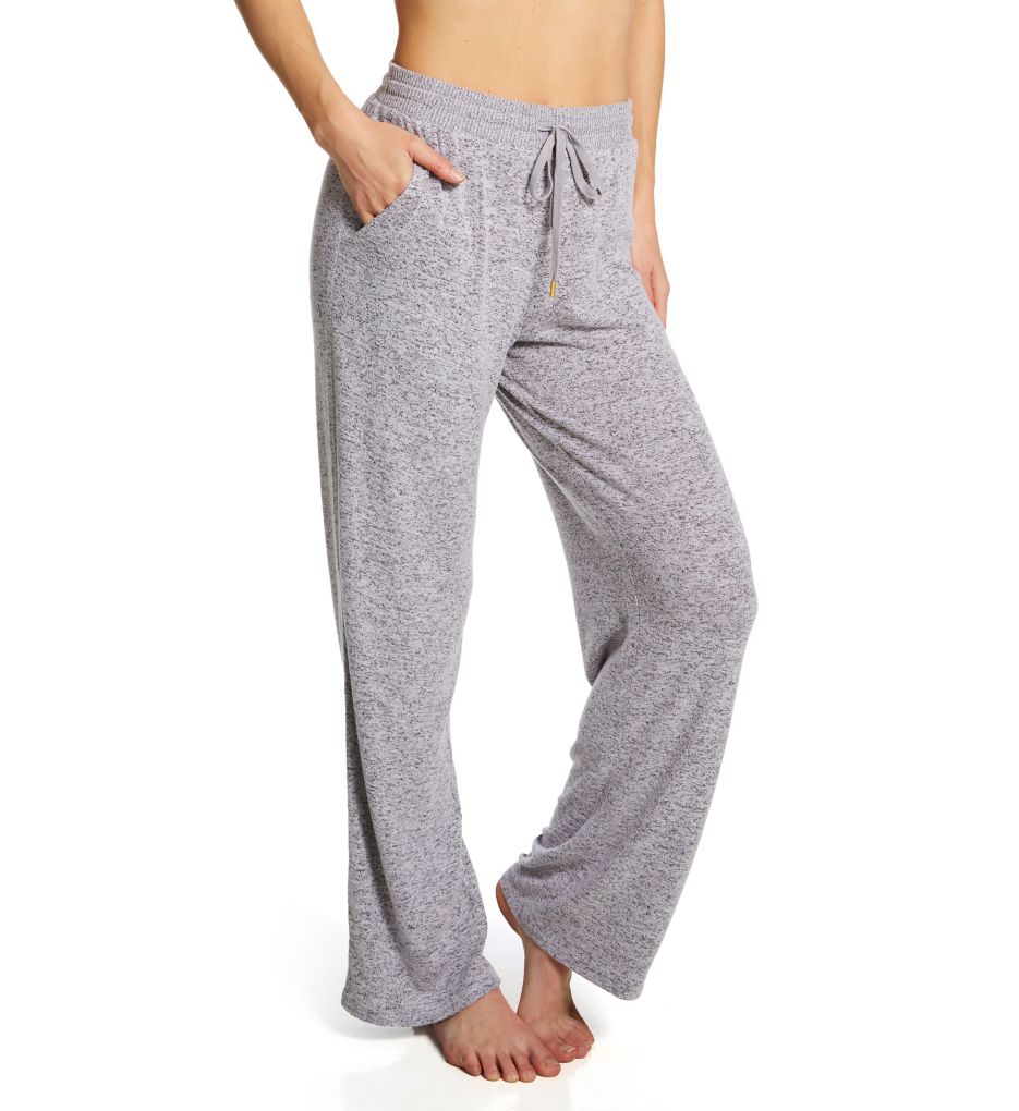 Logo ribbed sleep leggings