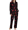 Donna Karan Sleepwear Cozy Night In Brushed Back Jersey PJ Set D3823446 - Image 1
