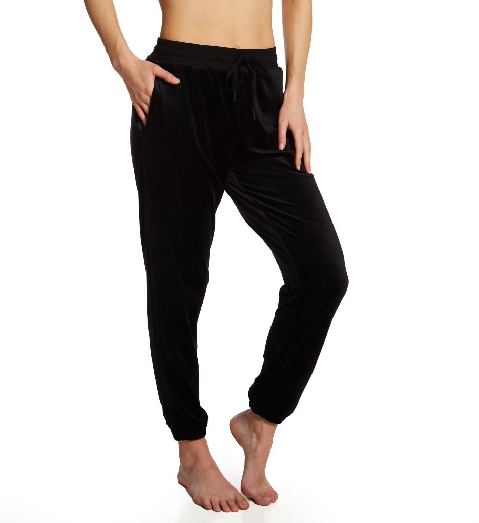 Women's Rib-knit Drawstring Leggings - A New Day™ Black M : Target