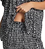 Donna Karan Sleepwear Woven Abstract Print Cropped V-Neck PJ Set D3923482 - Image 4