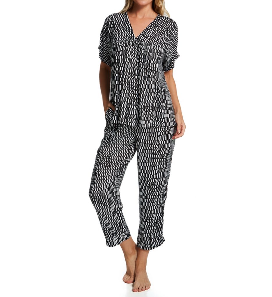 Donna Karan Sleepwear Viscose Weave Woven Pajama Top & Reviews