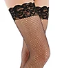 Dreamgirl Fishnet Thigh Highs with Lacy Silicone Bands 0001 - Image 4