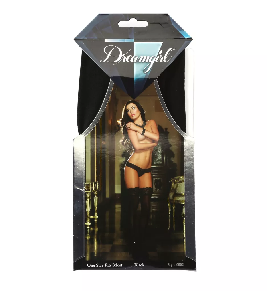 Dreamgirl Sheer Thigh High With Lace 0002 - Image 1