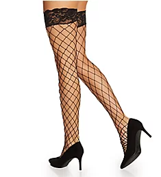 Fence Net Thigh High Stockings
