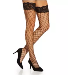 Fence Net Thigh High Stockings