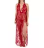 Dreamgirl Scalloped Lace Halter Gown with Thong Set 10460 - Image 1