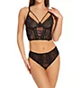 Dreamgirl Stretch Mesh Lace Underwire Bustier Set 12163 - Image 1