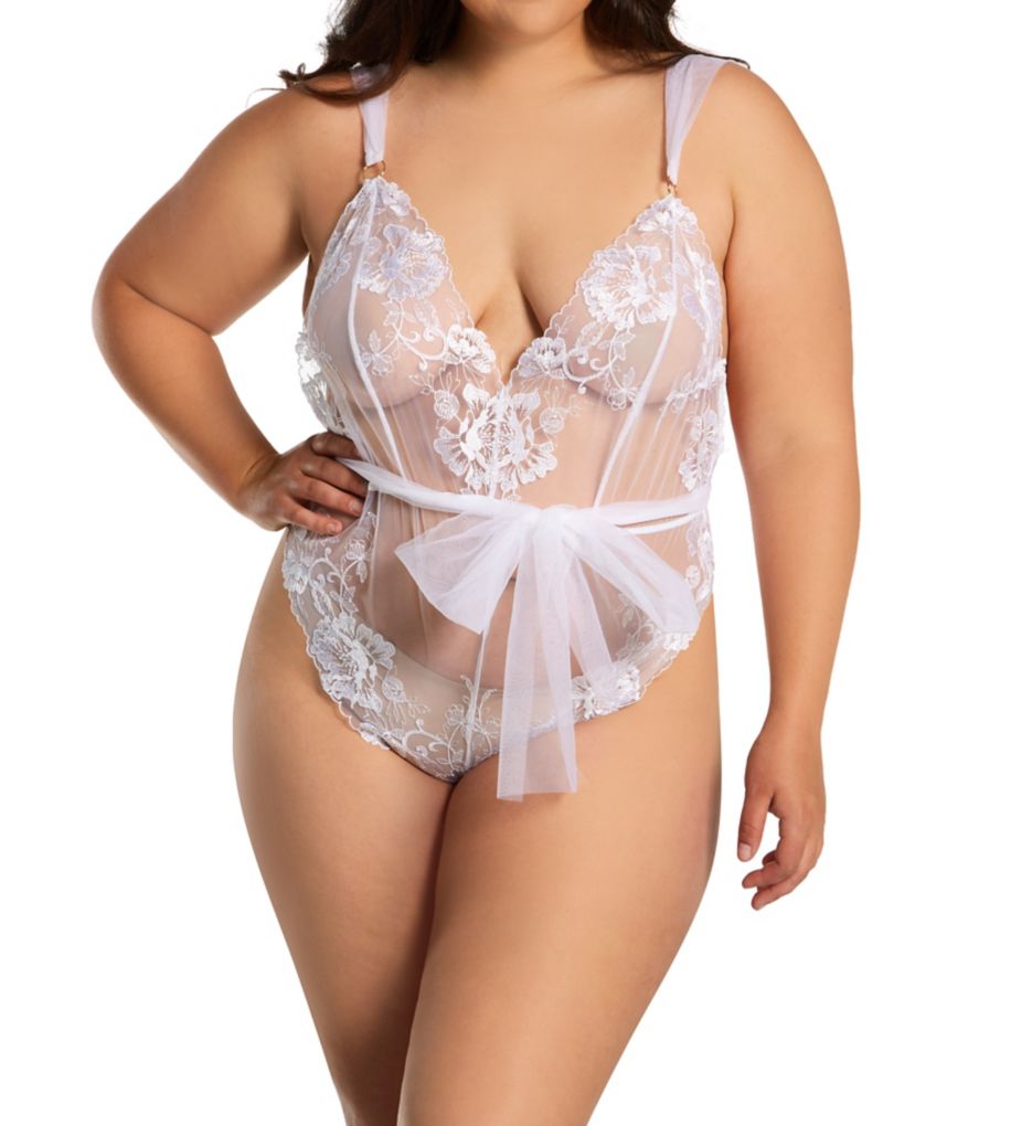 Plus Size Halter Teddy-fs