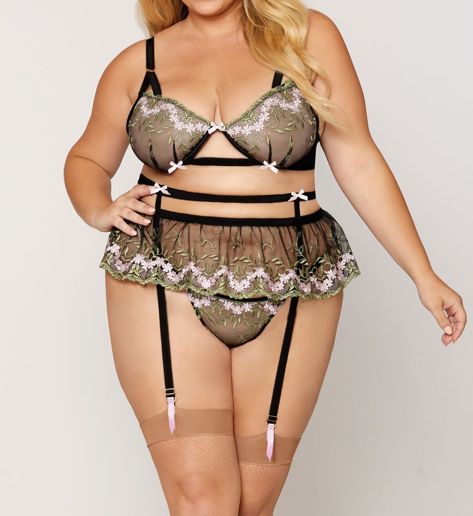 Plus Size 3 Piece Embroidered Set