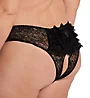 Dreamgirl Plus Stretch Lace Low Rise Crotchless Panty 1300X - Image 2