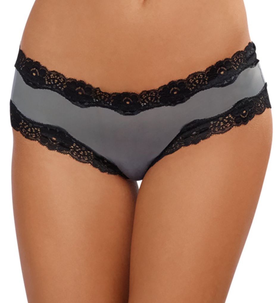 Dreamgirl (2175608): Dreamgirl 1434 Cheeky Panty with Criss-Cross Back (Slate/Black S) Dreamgirl (2175608): Dreamgirl 1434 Cheeky Panty with Criss-Cross Back (Slate/Black S)