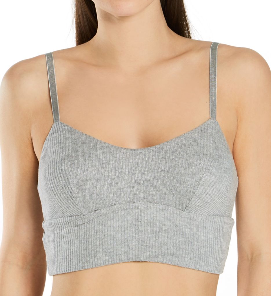 Elon Relaxed Rib Bralette - Black