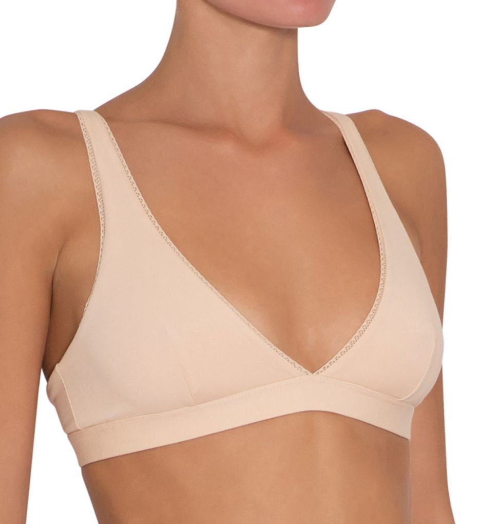 Eberjey : Eberjey B618VN Everyday V-Neck Bralette (Buff S/M)