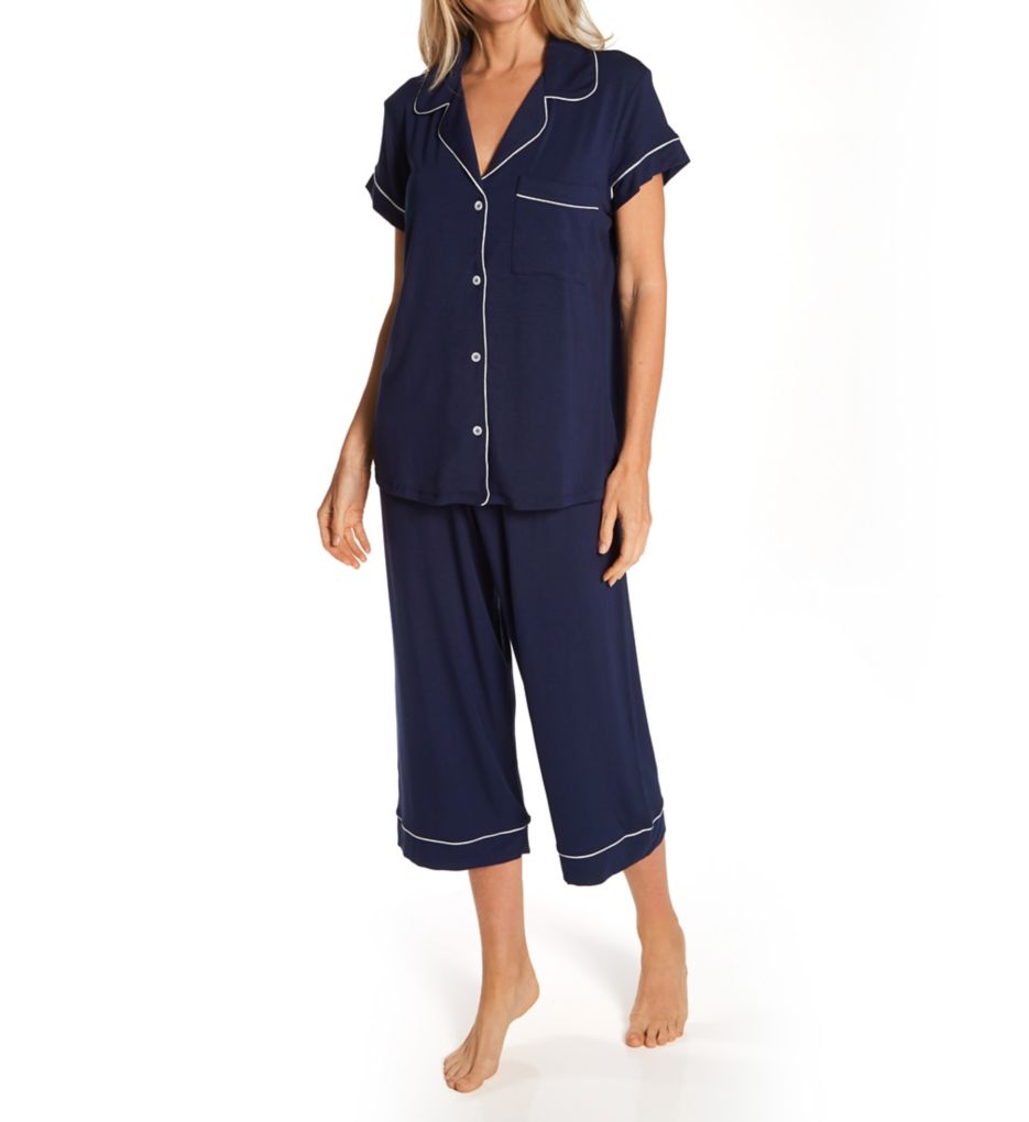 Gisele Short Sleeve and Cropped Pant PJ Set