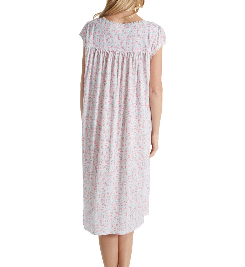 Bunched Floral Modal Waltz Nightgown