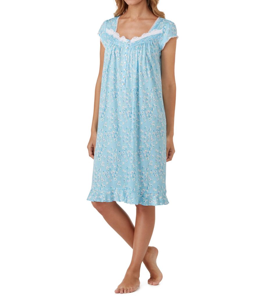 Blue Floral Waltz Nightgown