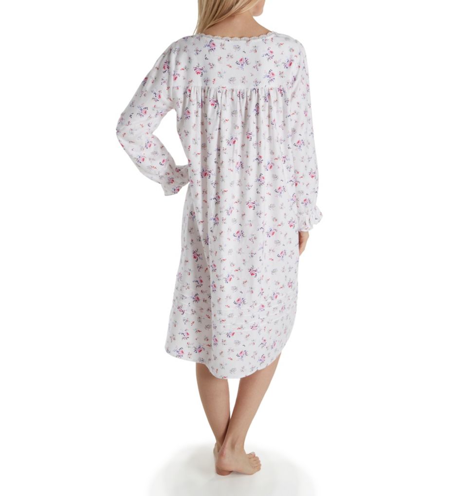 1Flannel Rose Ditsy Waltz Nightgown-bs