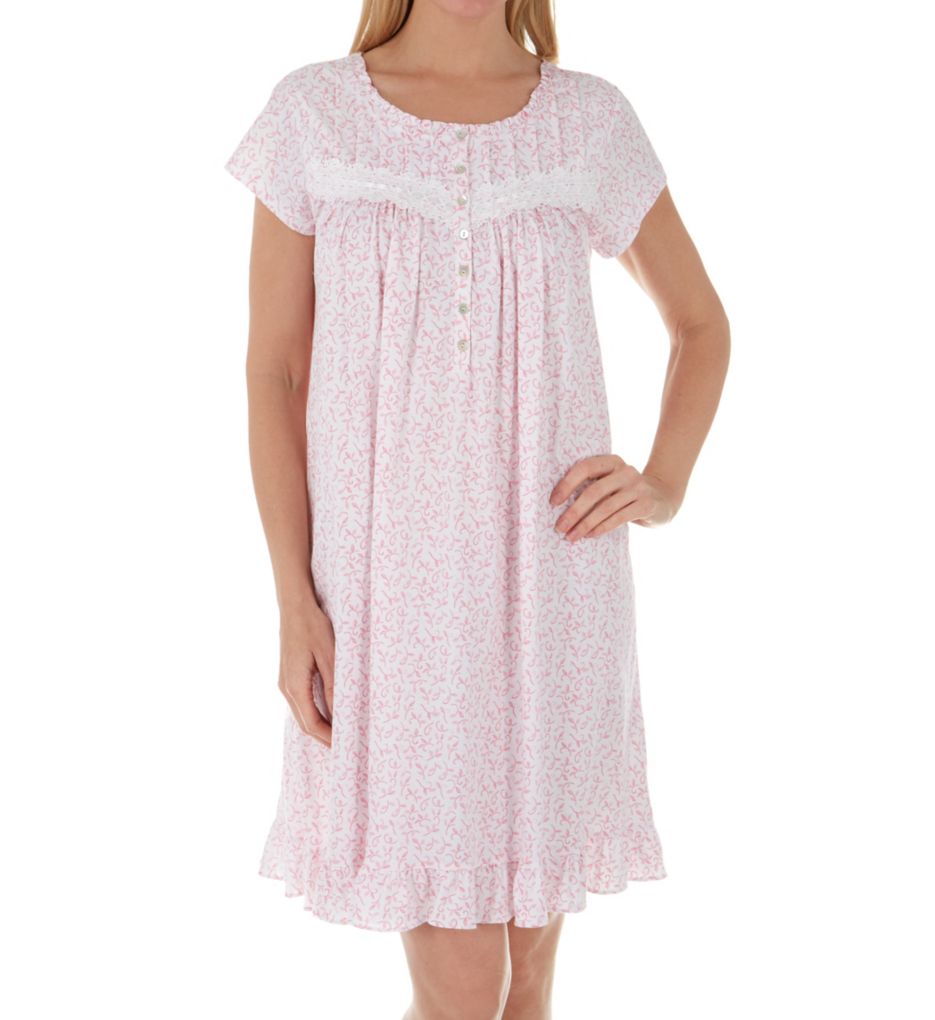 Cotton Jersey Short Nightgown-fs