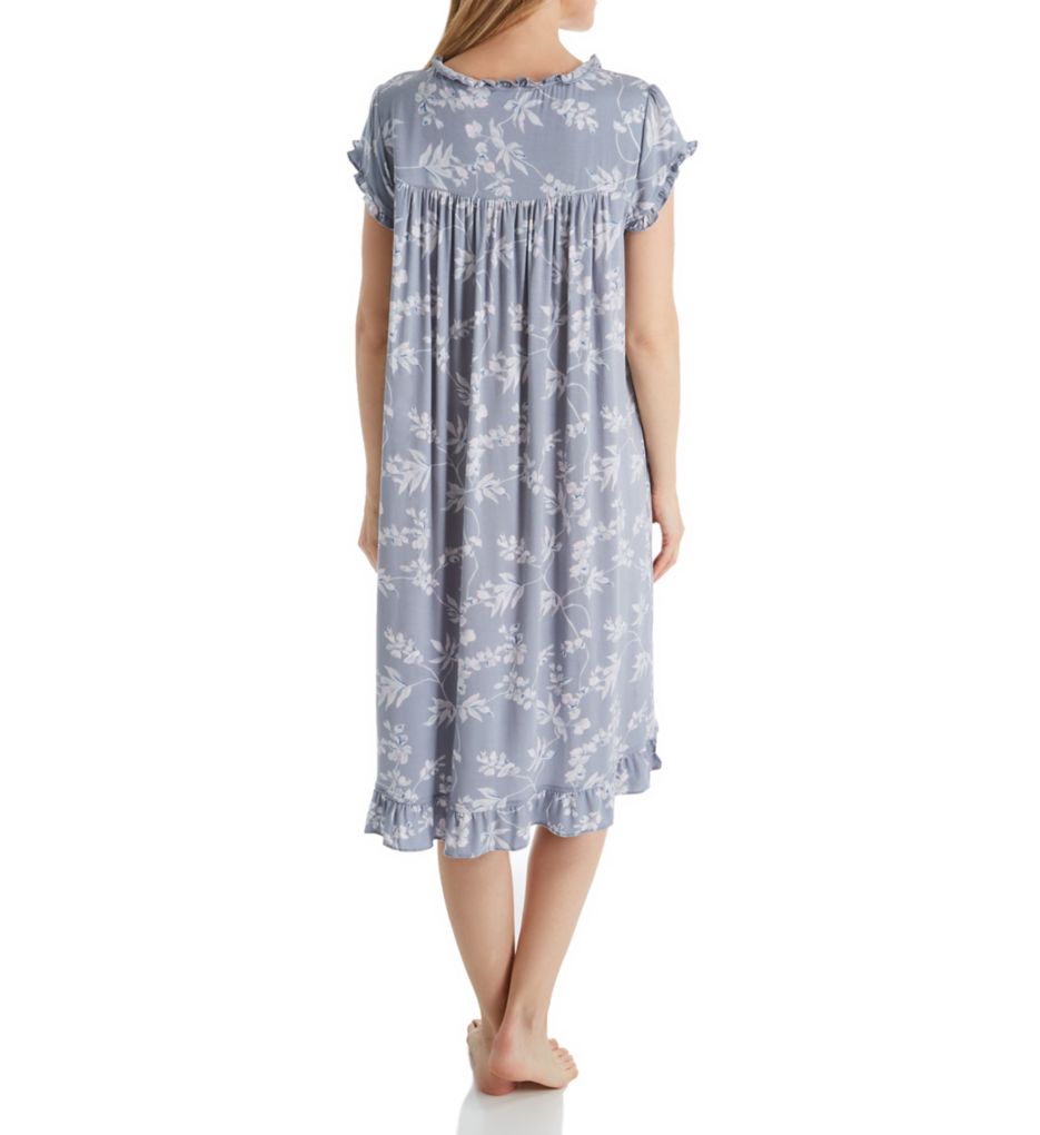 Silver Floral Modal Waltz Nightgown