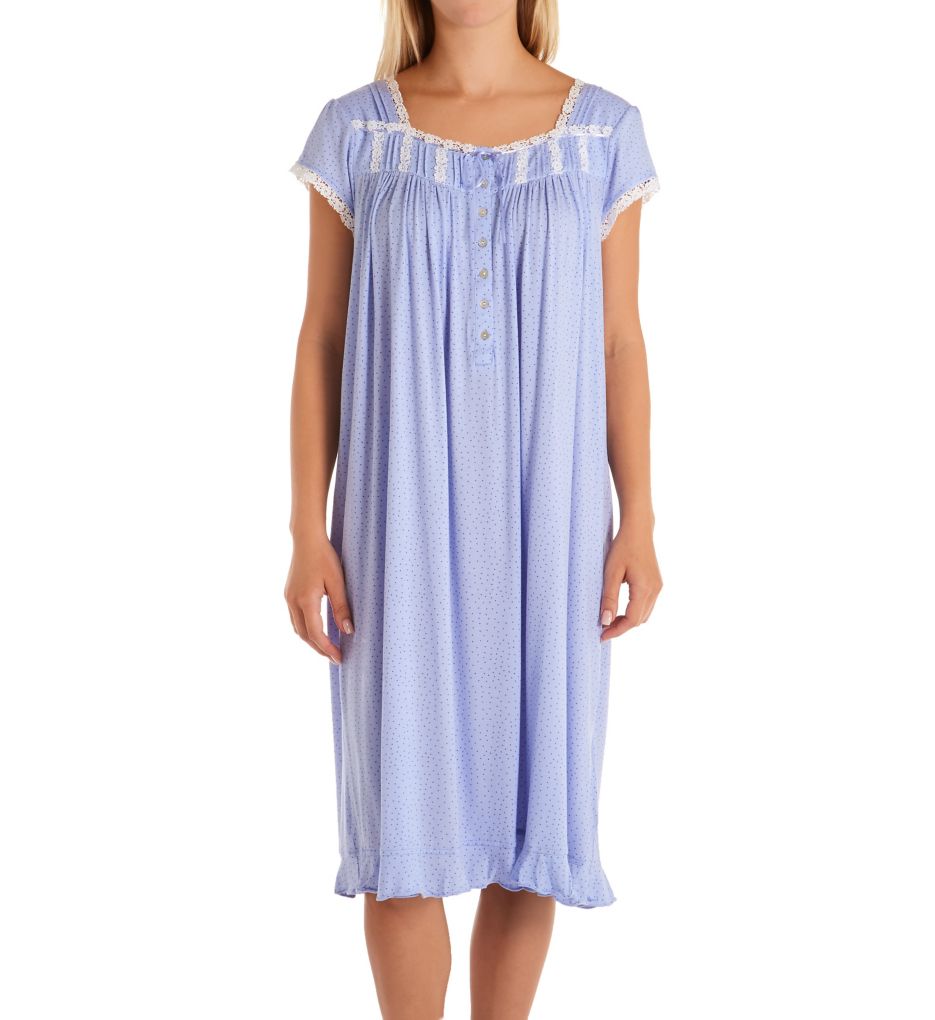 Modal Cap Sleeve Waltz Nightgown-fs