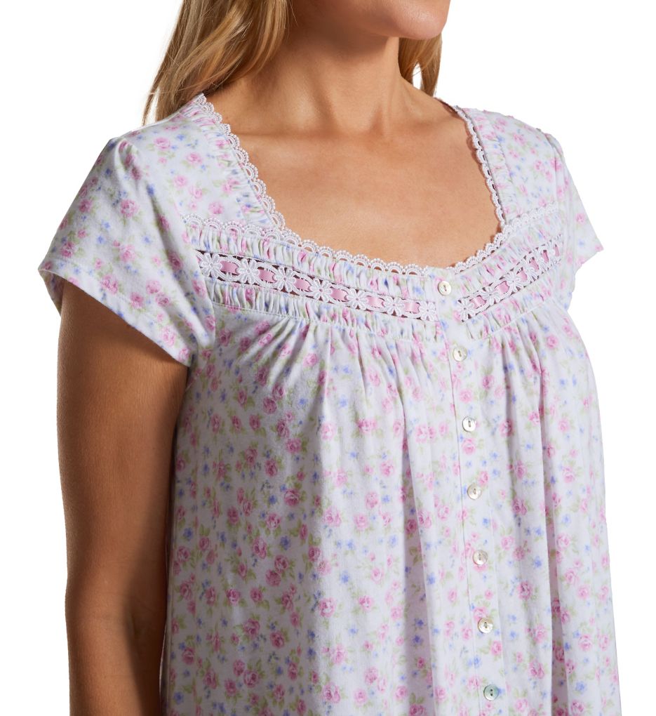 38" Classic Cotton Cap Sleeve Short Nightgown-cs1