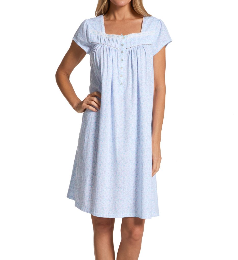 Classic Cotton Cap Sleeve Short Nightgown