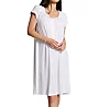 Eileen West Tencel White Dream Classic Knit Waltz Nightgown 5025100 - Image 1