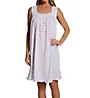 Eileen West 100% Cotton Jersey Knit Sleeveless Short Gown 5026602 - Image 1