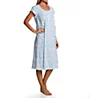 Eileen West Cotton Modal Jersey Waltz Cap Sleeve Nightgown 5026612 - Image 1