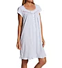 Eileen West 100% Cotton Jersey Knit Cap Sleeve Short Nightgown 5026613 - Image 1