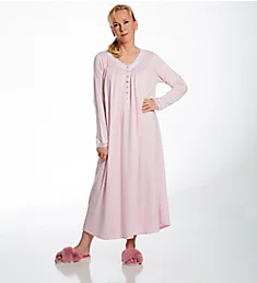 Sweater Knit Ballet Nightgown Solid Lt. Blush M