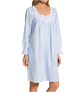 Eileen West Long Sleeve Button Front Robe