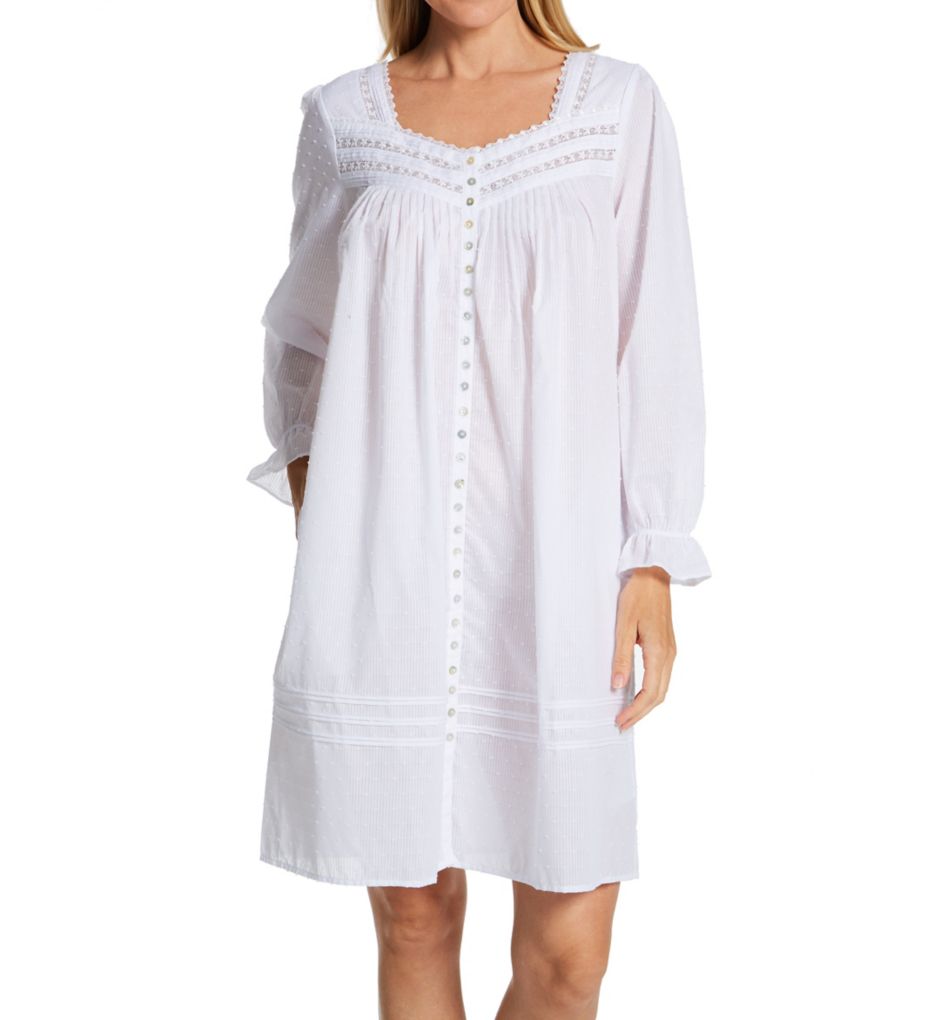 Eileen West Button-Front Woven Robe & Reviews