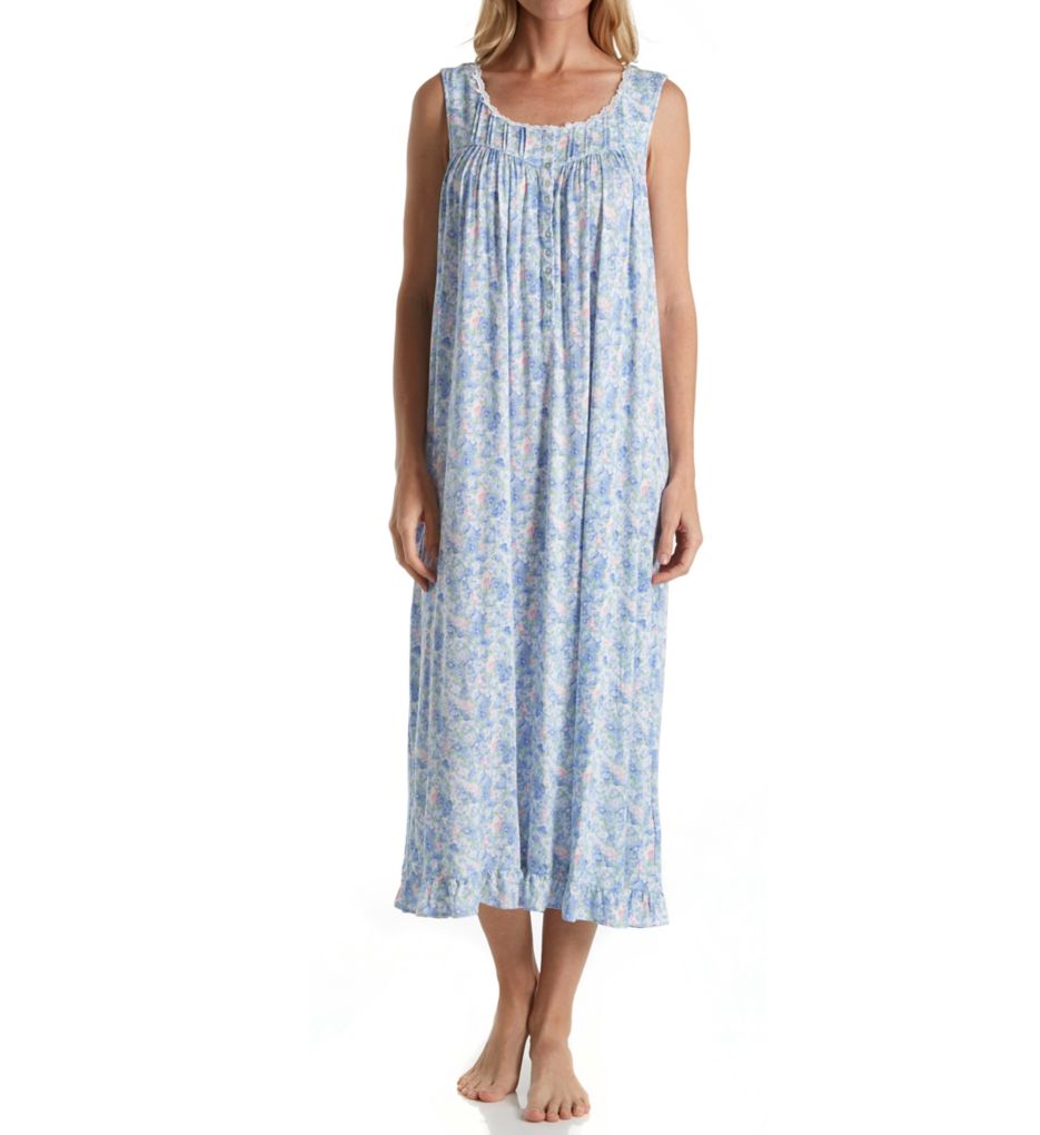 Watercolor Floral Modal Ballet Nightgown-fs