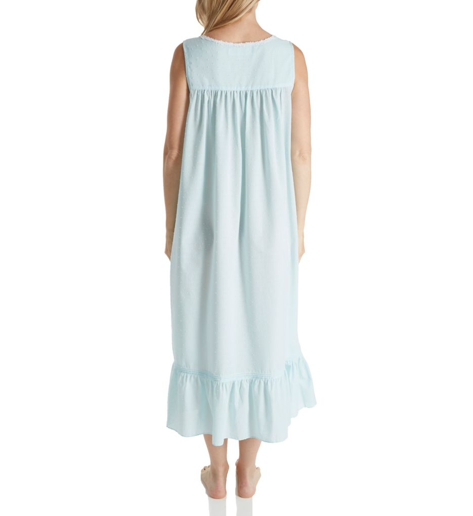 Autumn Teal Sheer Stripe Clip Dot Ballet Nightgown