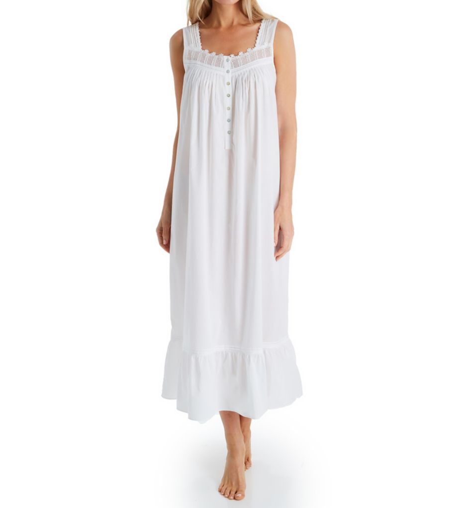 Delicate Cotton Lawn Ballet Nightgown-fs