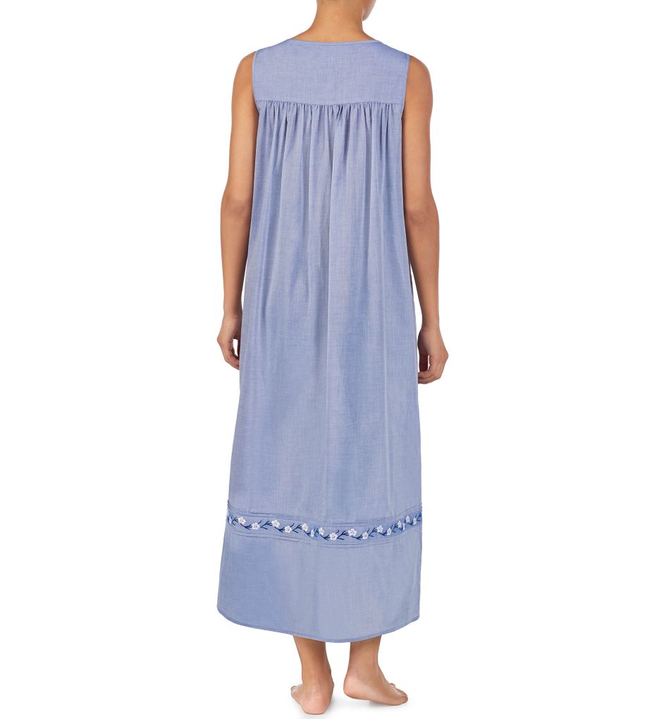 Chambray Cotton Woven Ballet Nightgown-bs