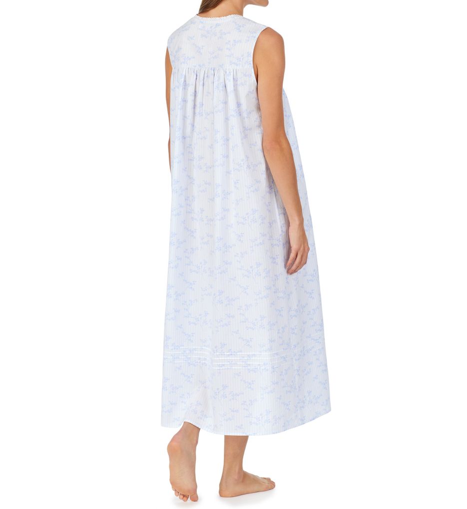 Floral Stripe Cotton Lawn Ballet Nightgown-bs