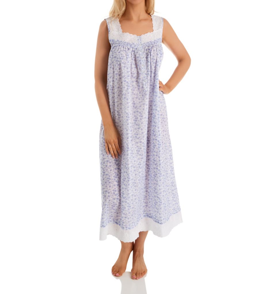 100% Cotton Lawn Long Gown-fs