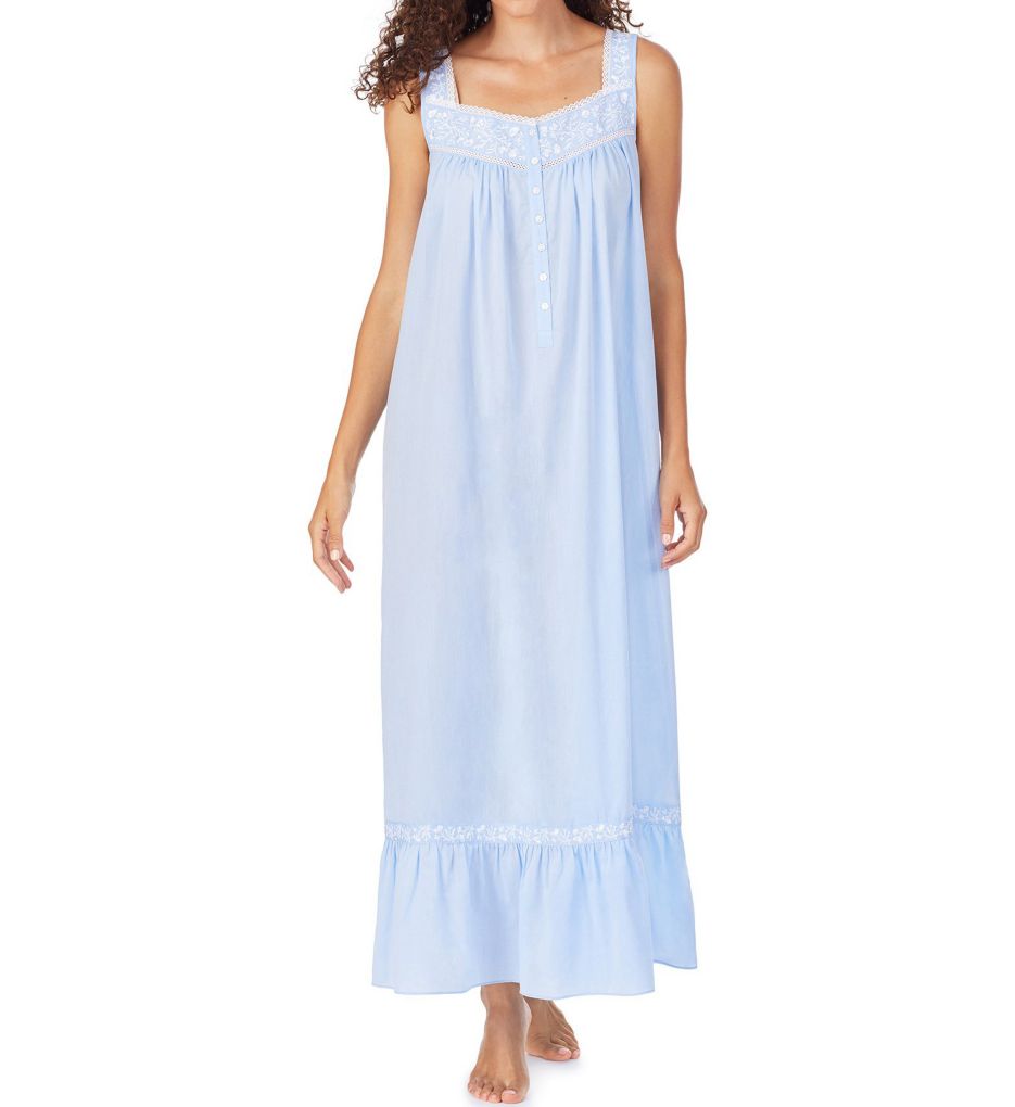 100% Cotton Chambray Ballet Nightgown-fs