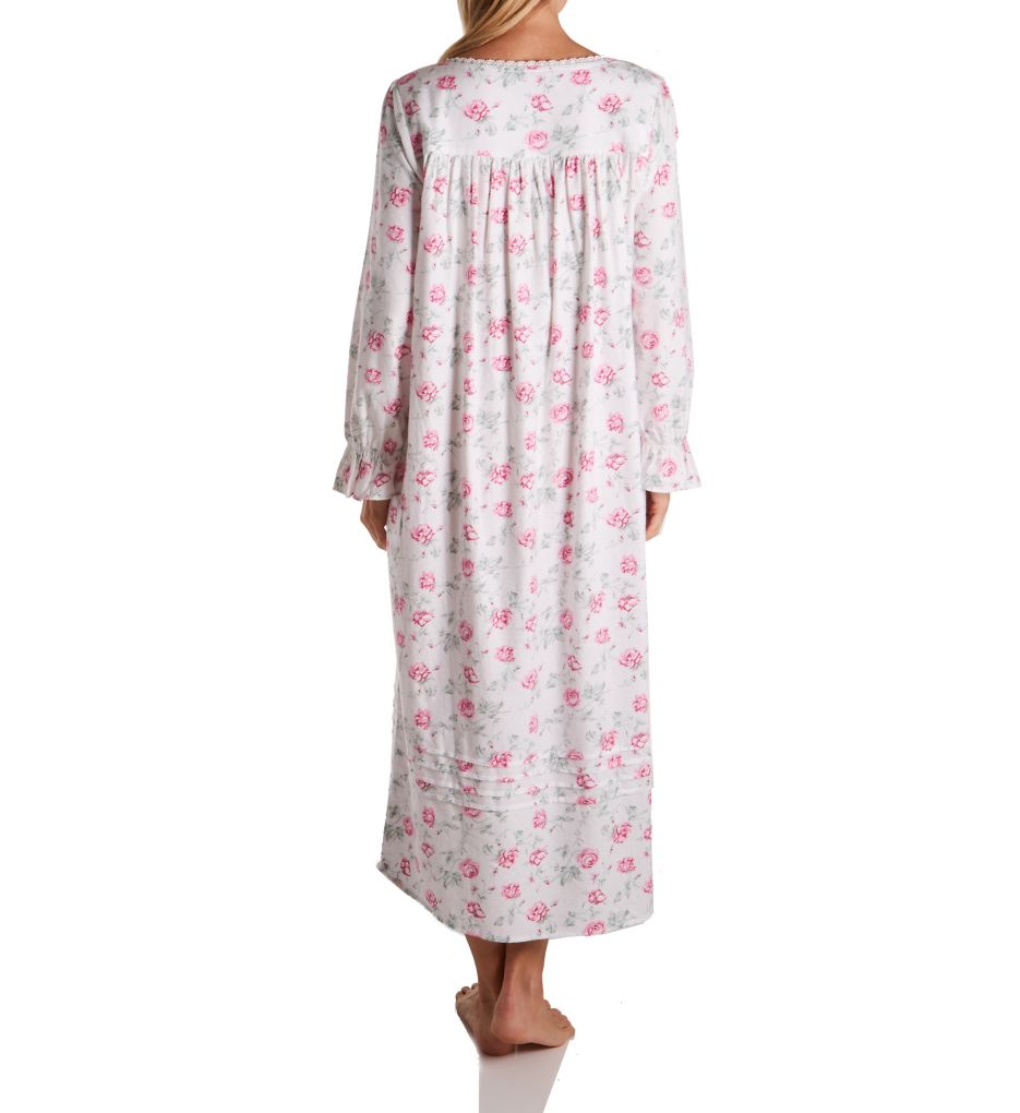 Cotton Flannel Long Sleeve Long Gown