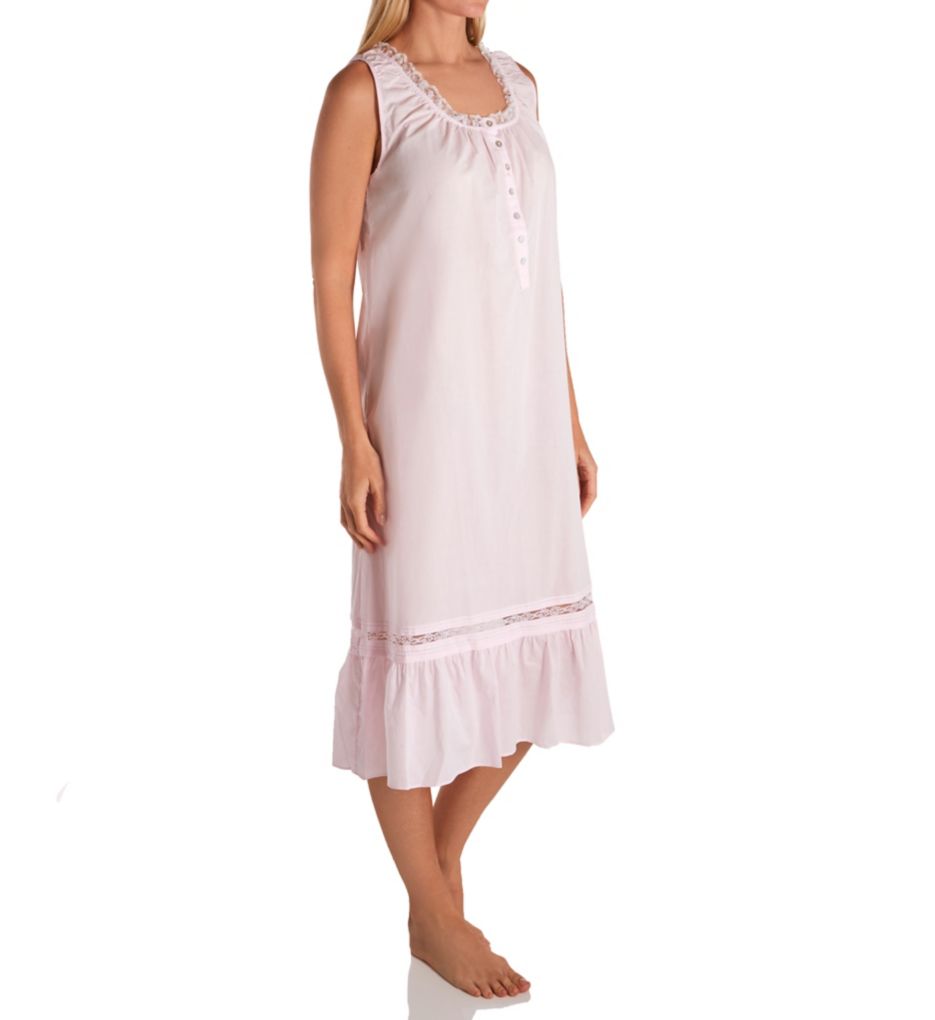 Lace Cotton Lawn Long Ballet Nightgown