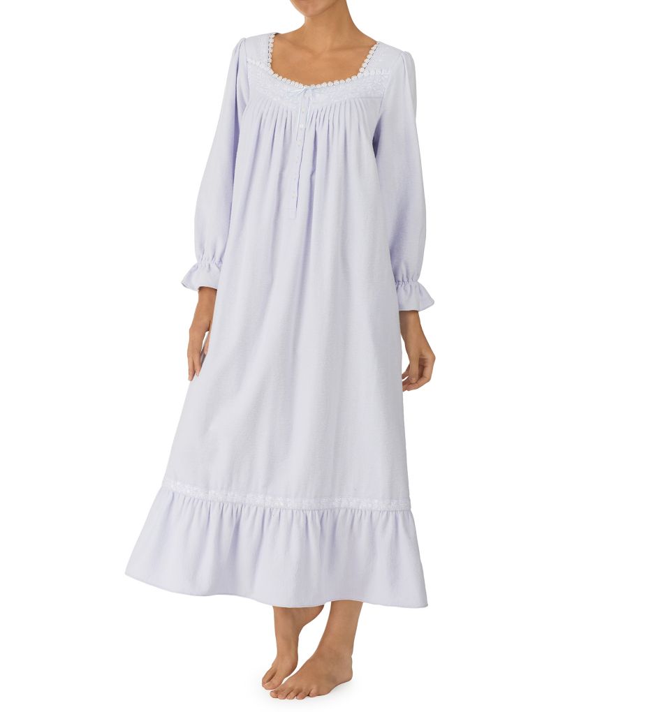 Cotton Flannel Long Sleeve Ballet Nightgown-gs