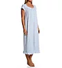 Eileen West 100% Cotton Jersey Knit Cap Sleeve Long Nightgown 5226613 - Image 1