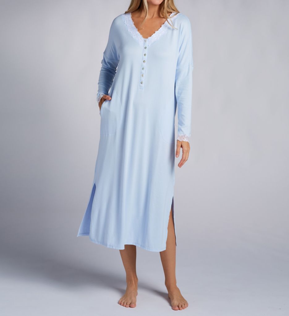 Eileen West Dream Sweater Knit Long Lounger Gown 526623 - Image 1
