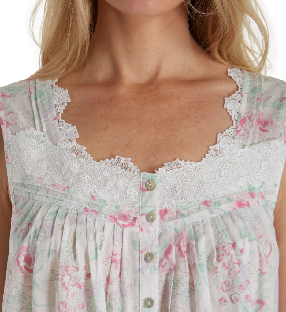 Watercolor Floral Short Chemise-cs1