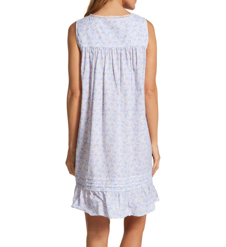 100% Cotton Sleeveless Short Nightgown-bs